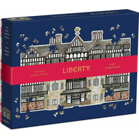 GALISON Oboustranné puzzle 2v1 Liberty London Tudor Building 750 dílků