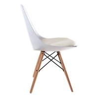 Designová židle EDISON - bílá