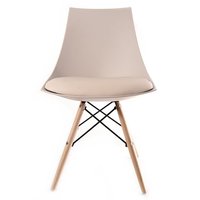 Designová židle EDISON - kávová