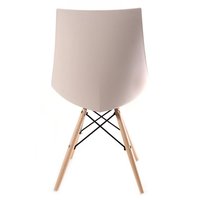 Designová židle EDISON - kávová