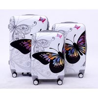 Moderní cestovní kufry BUTTERFLY
