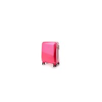 Moderní cestovní kufry DIAMOND - tmavě-růžové