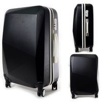 Moderní cestovní kufry DIAMOND - černé