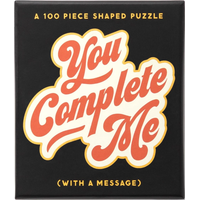 GALISON Tvarové puzzle You Complete Me 100 dílků