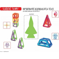 MAGFORMERS Magtematika box s učebnicí (česky) 67 dílků