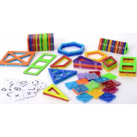MAGFORMERS Magtematika box s učebnicí (česky) 67 dílků