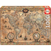 EDUCA Puzzle Antická mapa světa 1000 dílků