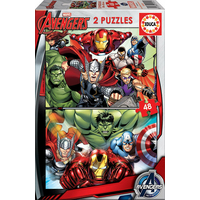EDUCA Puzzle Avengers - Sjednocení 2x48 dílků
