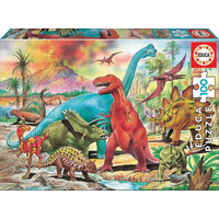 EDUCA Puzzle Dinosauři 100 dílků