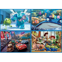EDUCA Puzzle Disney Pixar Mix 4v1 (50,80,100,150 dílků)