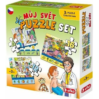 EFKO Puzzle Můj svět 3v1 (4,12,16 dílků)