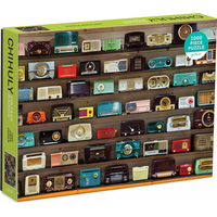GALISON Puzzle Retro radiobudíky 1000 dílků