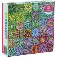 GALISON Čtvercové puzzle Spektrum sukulentů 500 dílků