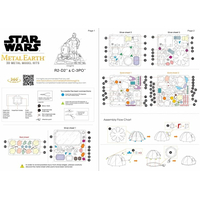 METAL EARTH 3D puzzle Star Wars: R2D2 a C-3PO (deluxe set)