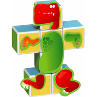GEOMAG Magnetické kostky Magicube Dinosauři