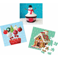 EUROGRAPHICS Puzzle Adventní kalendář: Sladké Vánoce 24x50 dílků