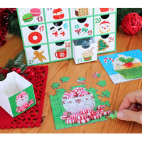 EUROGRAPHICS Puzzle Adventní kalendář: Sladké Vánoce 24x50 dílků