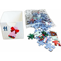 EUROGRAPHICS Puzzle Adventní kalendář: Sladké Vánoce 24x50 dílků