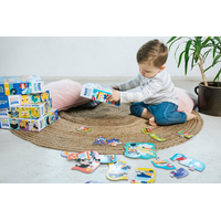 TREFL Baby puzzle Povolání a vozidla 6v1 (2-6 dílků)