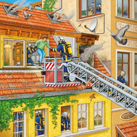 RAVENSBURGER Puzzle Hasiči 3x49 dílků