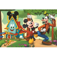 TREFL Oboustranné puzzle Mickeyho klubík SUPER MAXI 24 dílků
