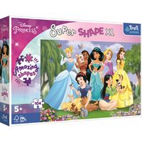 TREFL Puzzle Super Shape XL Disney princezny: V zahradě 104 dílků