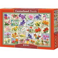 CASTORLAND Puzzle Herbář květin 1000 dílků