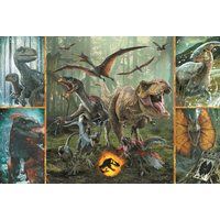 TREFL Puzzle Super Shape XL Jurský svět: Neobvyklí dinosauři 160 dílků