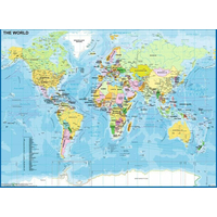 RAVENSBURGER Puzzle Mapa světa XXL 200 dílků