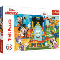 TREFL Puzzle Mickeyho klubík: Mickey Mouse a kamarádi MAXI 24 dílků