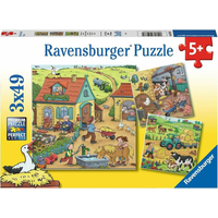 RAVENSBURGER Puzzle Na farmě 3x49 dílků