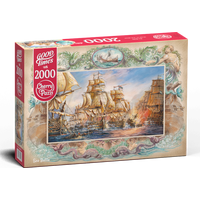 CHERRY PAZZI Puzzle Námořní bitva 2000 dílků