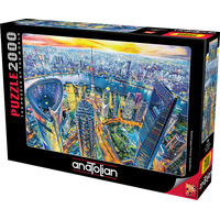 ANATOLIAN Puzzle Pohled na Šanghaj 2000 dílků