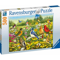RAVENSBURGER Puzzle Ptáci na louce 500 dílků