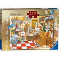 RAVENSBURGER Puzzle Obchod na rohu ulice 100 dílků