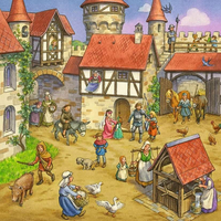 RAVENSBURGER Puzzle Rytířský turnaj 3x49 dílků