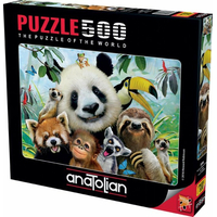 ANATOLIAN Puzzle Selfie zvířátek ze zoo 500 dílků