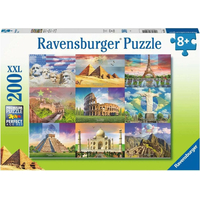 RAVENSBURGER Puzzle Světové památky XXL 200 dílků