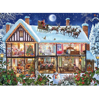 RAVENSBURGER Puzzle Vánoce doma XXL 100 dílků