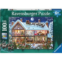 RAVENSBURGER Puzzle Vánoce doma XXL 100 dílků