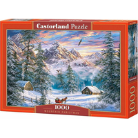 CASTORLAND Puzzle Vánoce na horách 1000 dílků