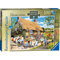 RAVENSBURGER Puzzle Venkovská chalupa 100 dílků