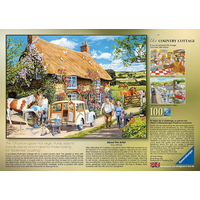 RAVENSBURGER Puzzle Venkovská chalupa 100 dílků