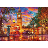RAVENSBURGER Puzzle Západ slunce na Parlamentním náměstím, Londýn 1000 dílků