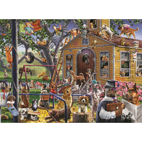 ANATOLIAN Puzzle Zlobiví psi 1000 dílků