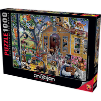 ANATOLIAN Puzzle Zlobiví psi 1000 dílků