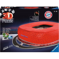 RAVENSBURGER Svítící 3D puzzle Noční edice Allianz Arena, Mnichov 216 dílků