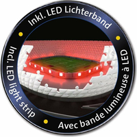 RAVENSBURGER Svítící 3D puzzle Noční edice Allianz Arena, Mnichov 216 dílků