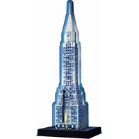 RAVENSBURGER Svítící 3D puzzle Noční edice Chrysler Building 216 dílků