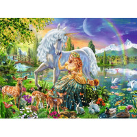 RAVENSBURGER Svítící puzzle Magická krása XXL 200 dílků